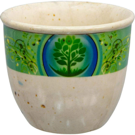 3.5" Ceramic Smudge Pot - Tree of Life - Magick Magick.com