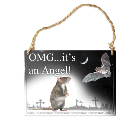 3.5" OMG... It's an Angel! Sign - Magick Magick.com