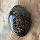 3.7 lb Geode Agate with Druzy Polished Pot (2 Piece) - Magick Magick.com