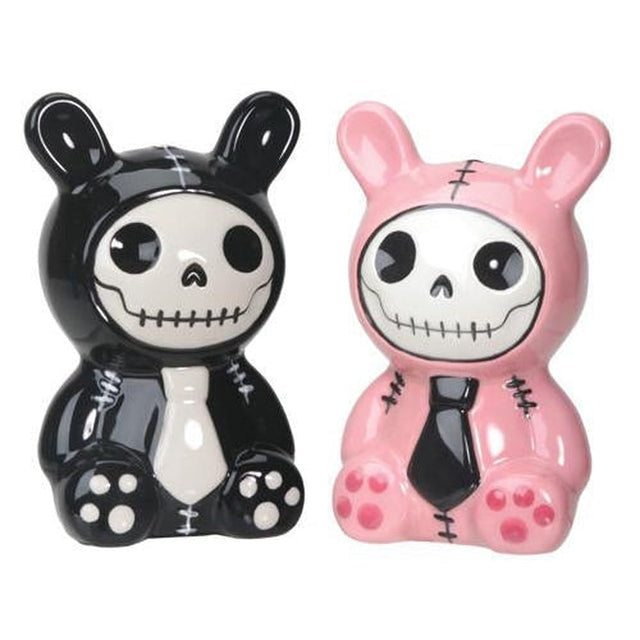 3.75" Salt & Pepper Shaker - Furrybones Bun Bun - Magick Magick.com