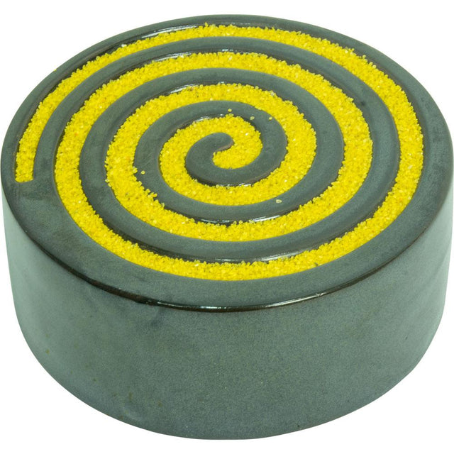 4" Ceramic Powder Incense Burner - Spiral - Magick Magick.com