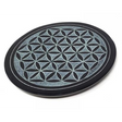 4" Flower of Life Soapstone Altar Tile / Incense Burner - Magick Magick.com