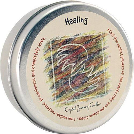 4" Herbal Travel Scent Candle - Healing - Magick Magick.com