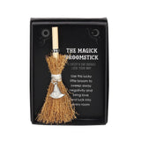 4" Mini Magick Broomstick - Witches Hat - Magick Magick.com