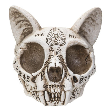 4" Spirit Cat Skull Ashtray - Magick Magick.com