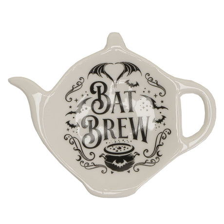 4" Tea Spoon Rest - Bat Brew - Magick Magick.com