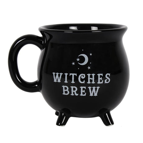 4" Witches Brew Black Ceramic Cauldron Mug - Magick Magick.com