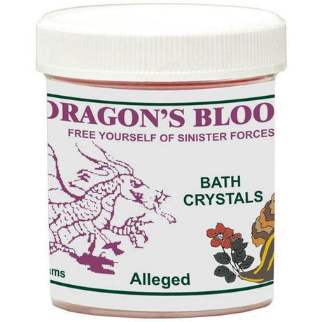 4 oz 7 Sisters Bath Crystals - Dragon's Blood - Magick Magick.com