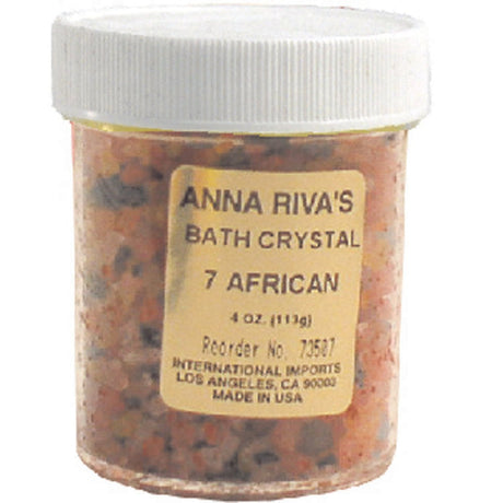 4 oz Anna Riva Bath Crystals - 7 African Powers - Magick Magick.com