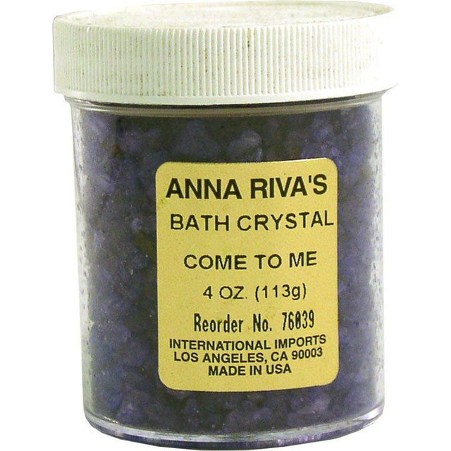 4 oz Anna Riva Bath Crystals - Come To Me - Magick Magick.com