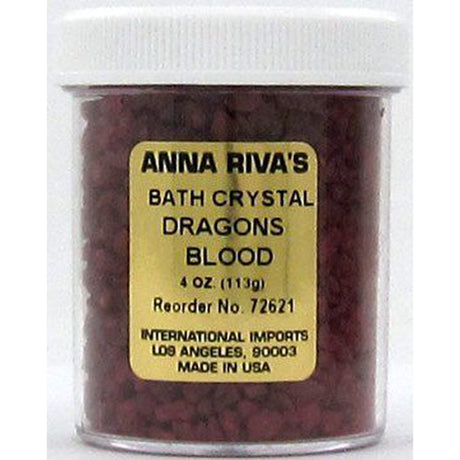 4 oz Anna Riva Bath Crystals - Dragon's Blood - Magick Magick.com
