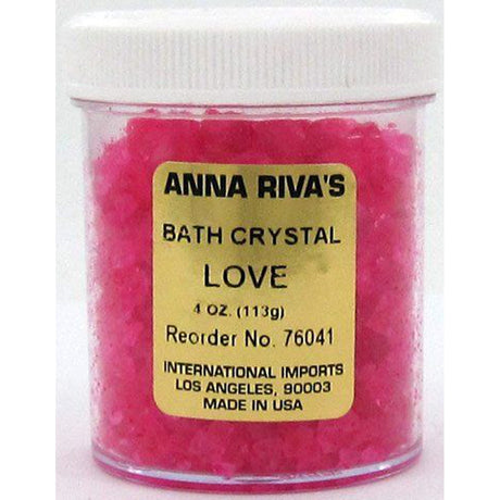 4 oz Anna Riva Bath Crystals - Love - Magick Magick.com