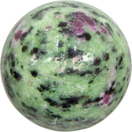 40 mm Gemstone Sphere - Ruby Zoistite - Magick Magick.com