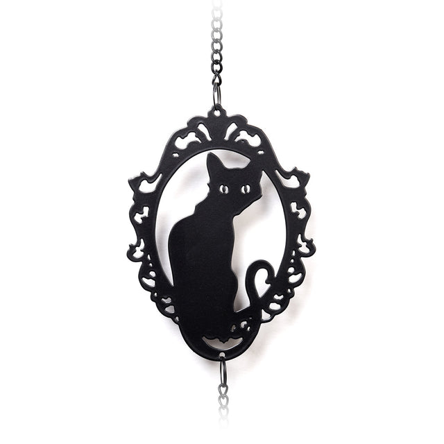44" Feline Silhouette Hanging Decoration - Magick Magick.com