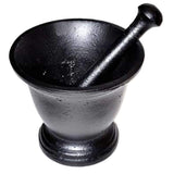 4.25" Cast Iron Mortar and Pestle Set - Magick Magick.com