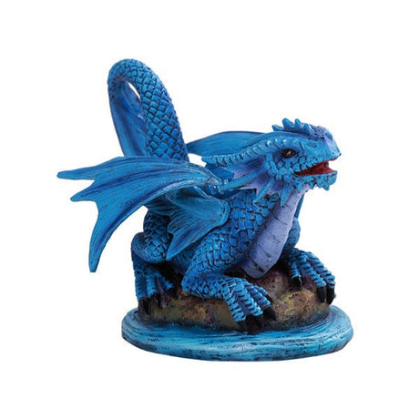 4.5" Anne Stokes Dragon Statue - Water Dragon Wyrmling - Magick Magick.com