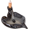 4.5" Ceramic Backflow Incense Burner - Leaf - Magick Magick.com