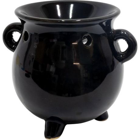 4.5" Ceramic Oil Burner - Cauldron - Magick Magick.com