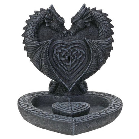 4.5" Dragon Heart Backflow Incense Burner - Magick Magick.com