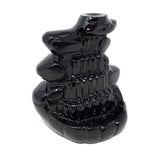 4.5" Metal Backflow Incense Burner - Waterfall - Magick Magick.com