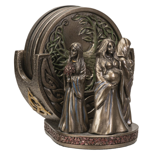 4.5" Mother, Maiden, Crone Coaster Set - Magick Magick.com