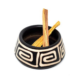 4.5" Peruvian Handmade Ceramic Burner - Magick Magick.com