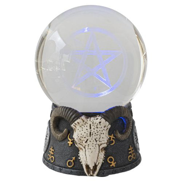 4.5" Sigil of Baphomet LED Ball - Magick Magick.com