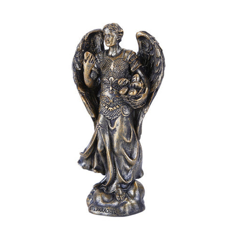 4.75" Archangel Statue - Barachiel (Bronze) - Magick Magick.com