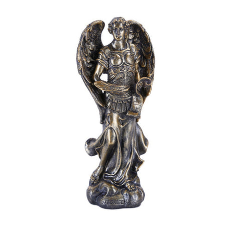 4.75" Archangel Statue - Gabriel (Bronze) - Magick Magick.com