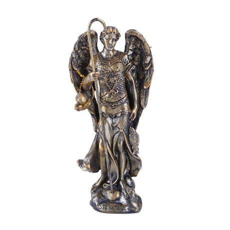 4.75" Archangel Statue - Raphael (Bronze) - Magick Magick.com