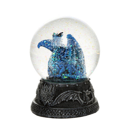 4.75" Blue Dragon Water Globe - Magick Magick.com