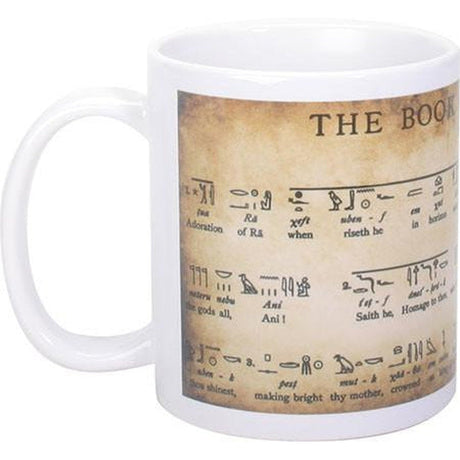4.75" Ceramic Mug - Egyptian Book of the Dead - Magick Magick.com