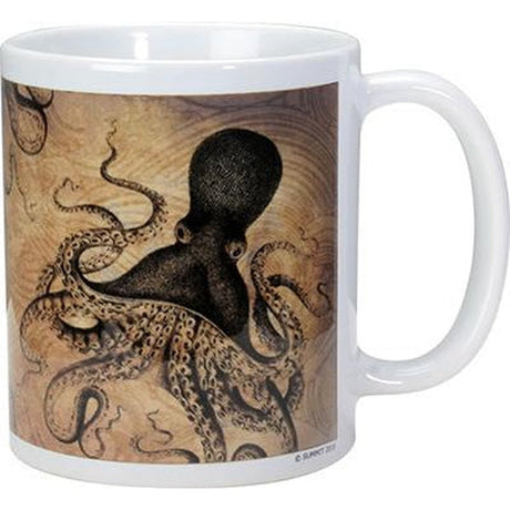 4.75" Ceramic Mug - Steampunk Kraken - Magick Magick.com