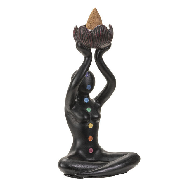 4.75" Chakra Backflow Incense Burner - Magick Magick.com