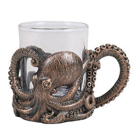 4.75" Glass Resin Mug - Octopus - Magick Magick.com