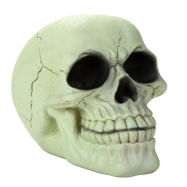 4.75" Glow in the Dark Skull Statue - Magick Magick.com