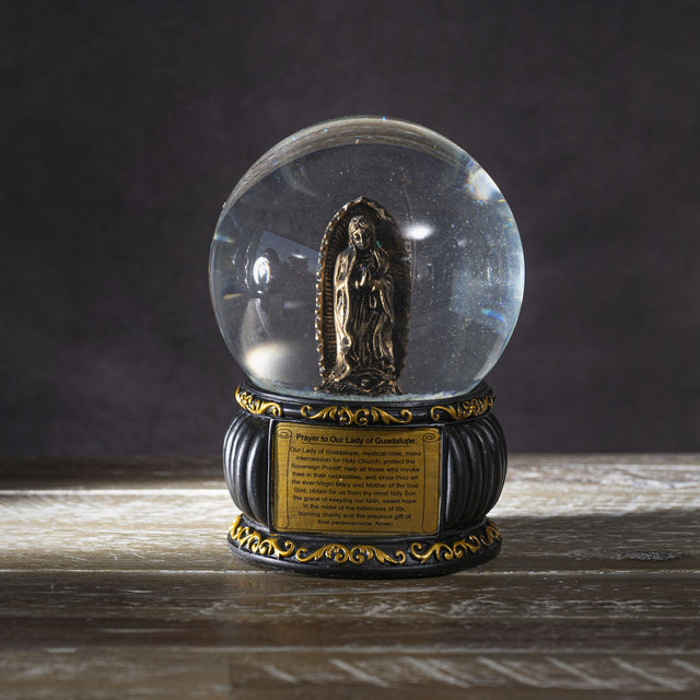 4.75" Our Lady of Guadalupe Water Globe - Magick Magick.com