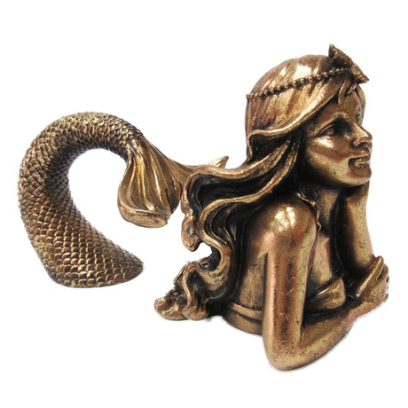 4.8" Bronze Mermaid Statue - Magick Magick.com
