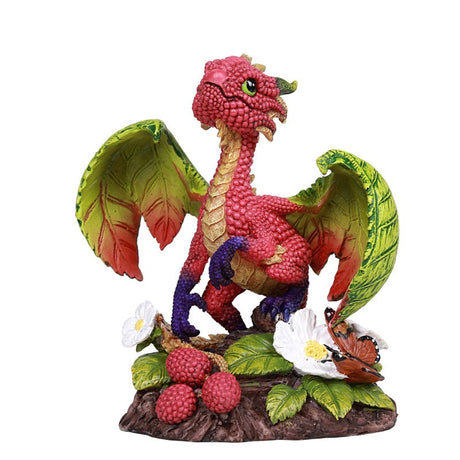 4.8" Raspberry Dragon Statue - Magick Magick.com
