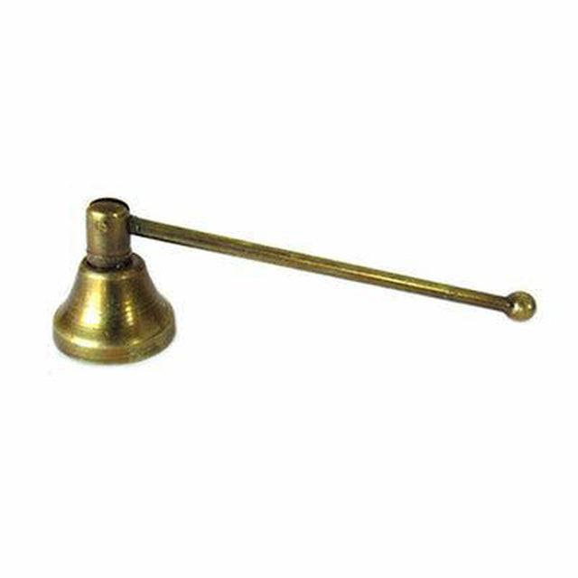 5" Antique Honey Gold Finish Metal Candle Snuffer - Magick Magick.com