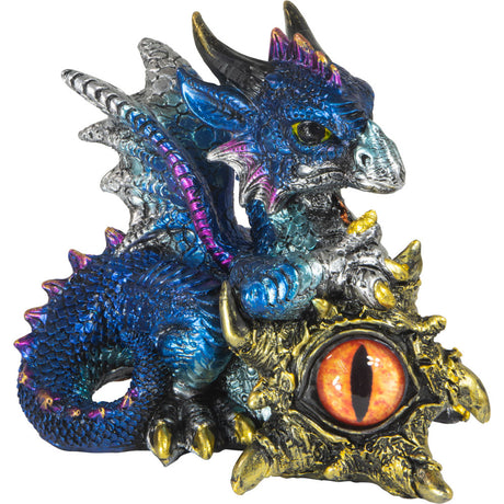 5" Baby Blue Dragon Figurine with Dragon Eye - Magick Magick.com