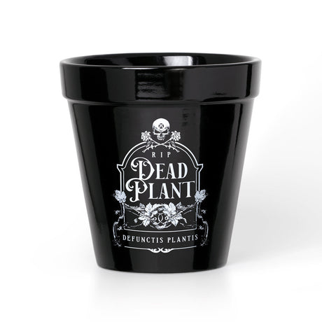 5" Ceramic Planter Pot - RIP Dead Plant - Magick Magick.com