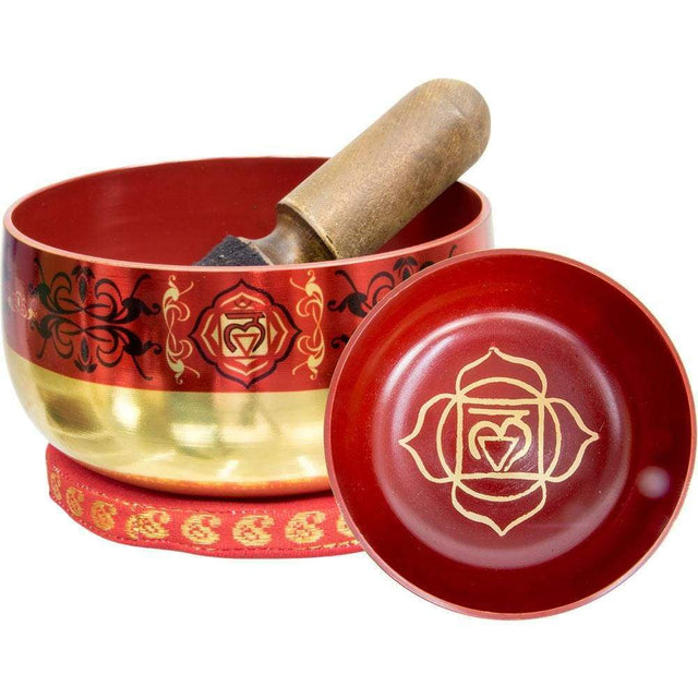 5" Chakra Singing Bowl - Printed Root - Magick Magick.com