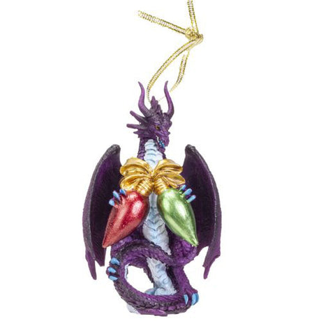 5" Dragon Ornament - Lights - Magick Magick.com