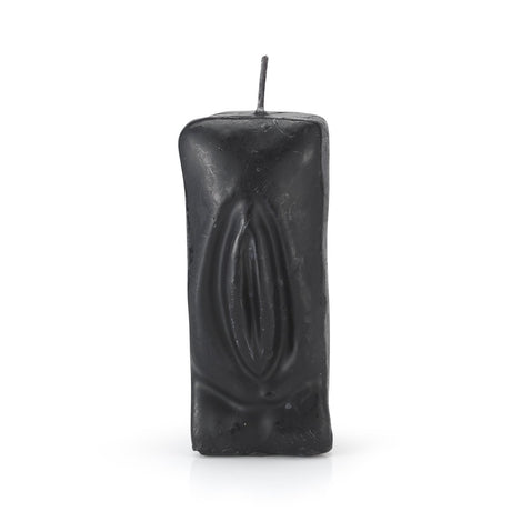 5" Female Genital Candle - Black - Magick Magick.com