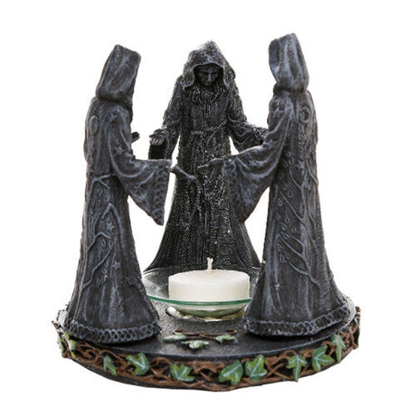 5" Mother, Miaden, Crone Tealight Candle Holder - Magick Magick.com