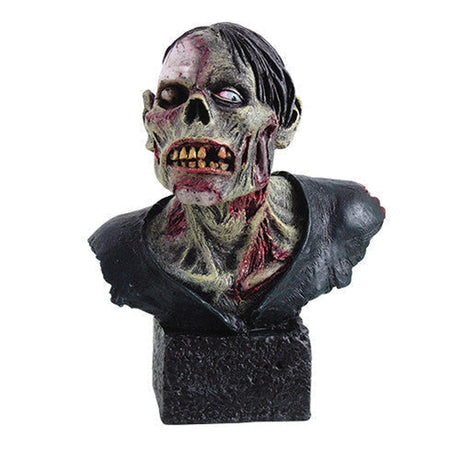 5" One Eyed Skeleton Zombie Head & Bust Statue - Magick Magick.com