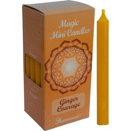 5" Scented Mini Ritual Candle - Courage Ginger (Pack of 20) - Magick Magick.com
