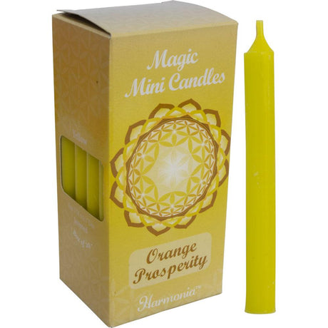 5" Scented Mini Ritual Candle - Prosperity Orange (Pack of 20) - Magick Magick.com
