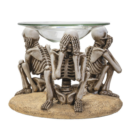 5" Skeleton Glass Oil Burner - Magick Magick.com